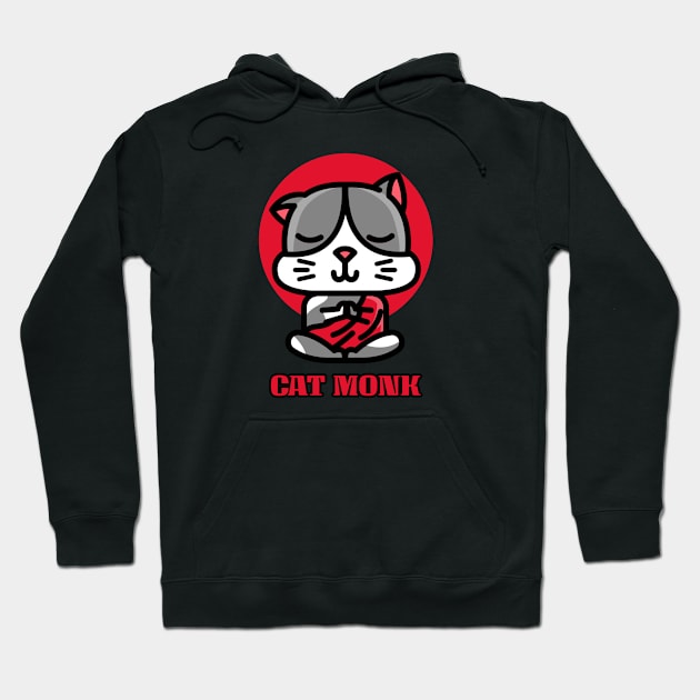 Cat Monk Hoodie by Araf Color